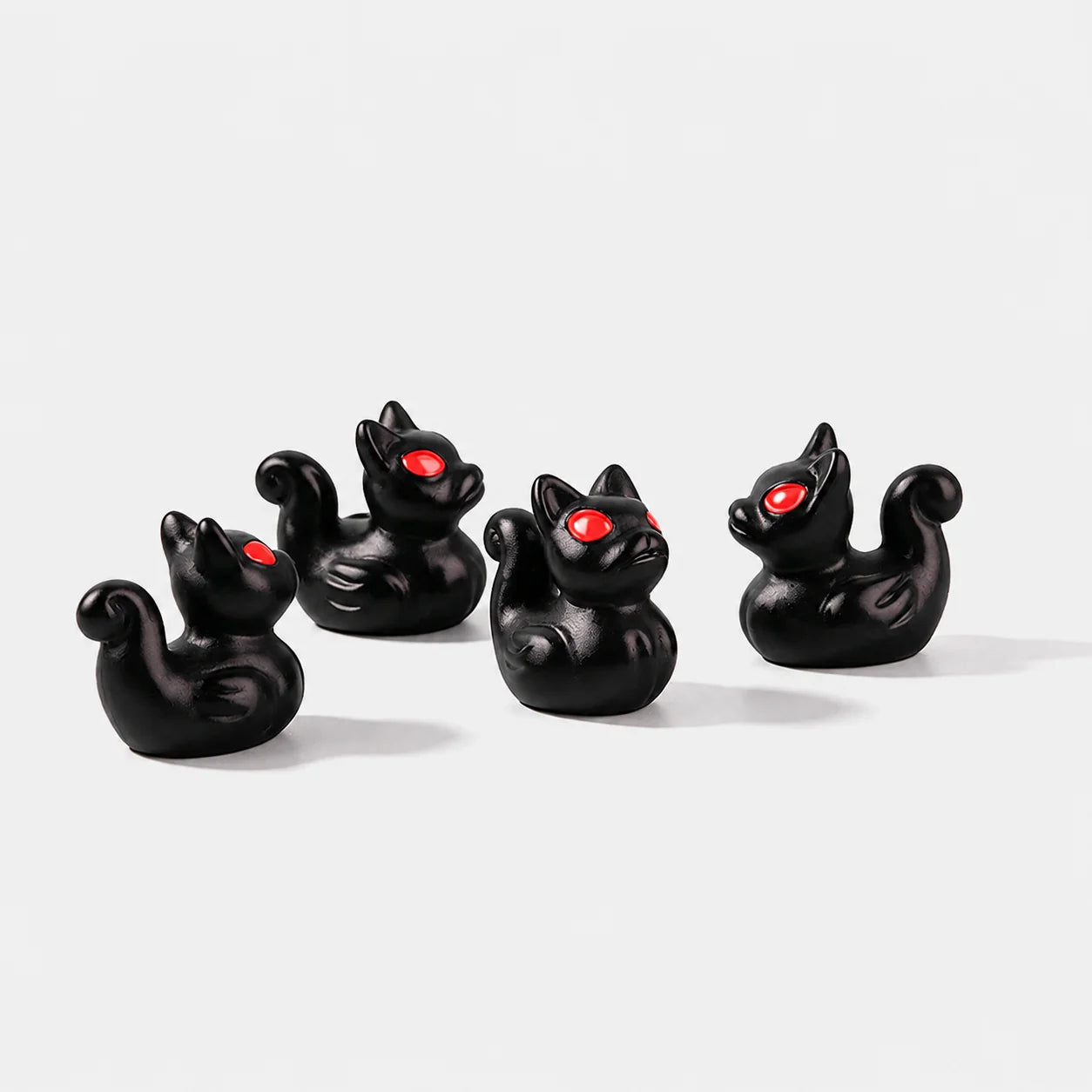 Mini Resin Halloween Ducks in Devil, Ghost and Skeleton Designs