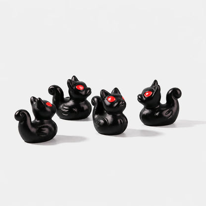 Mini Resin Halloween Ducks in Devil, Ghost and Skeleton Designs