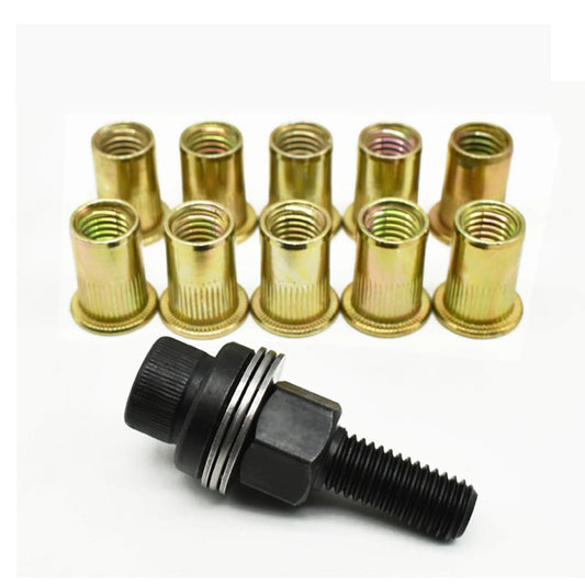 Hands-On Head Rivet Nut Tool, M3 M4 M5 – Rivnut Kit for Creative Play