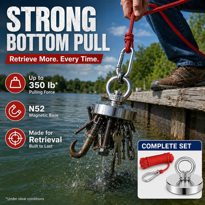 Purpose-Built Heavy Duty Fishing Magnet,Magnet with Countersunk