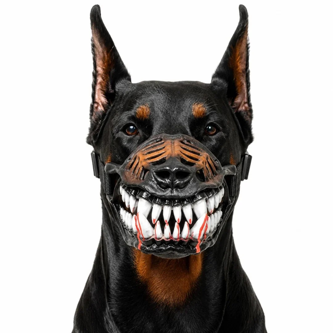 Purpose-Built EARLY Hell Hound Monster Muzzle for Everyday Use