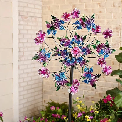 Outdoor-Ready Solar-Powered Wind Spinner for Garden for Garden Display