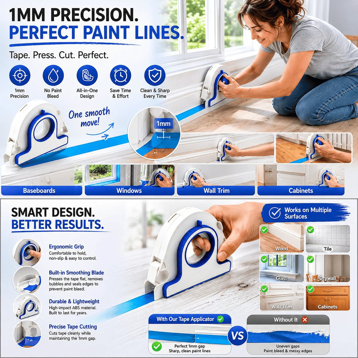Pet-Friendly High-efficiency Painter Masking Tape