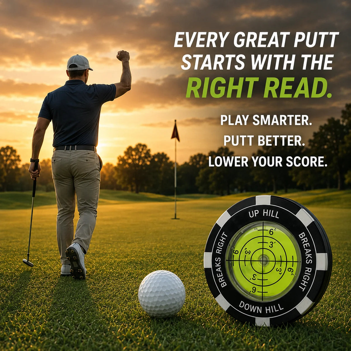 Workshop-Ready High-Precision Golf Green Reader – Portable Putting