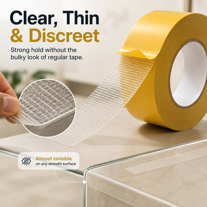 Purpose-Built High-Tack Double-Sided Mesh Tape for Everyday Use