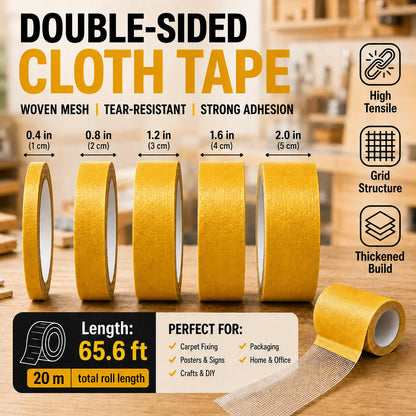 Purpose-Built High-Tack Double-Sided Mesh Tape for Everyday Use
