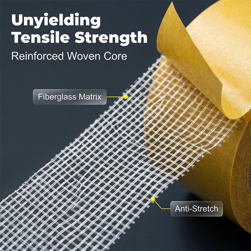 Purpose-Built High-Tack Double-Sided Mesh Tape for Everyday Use