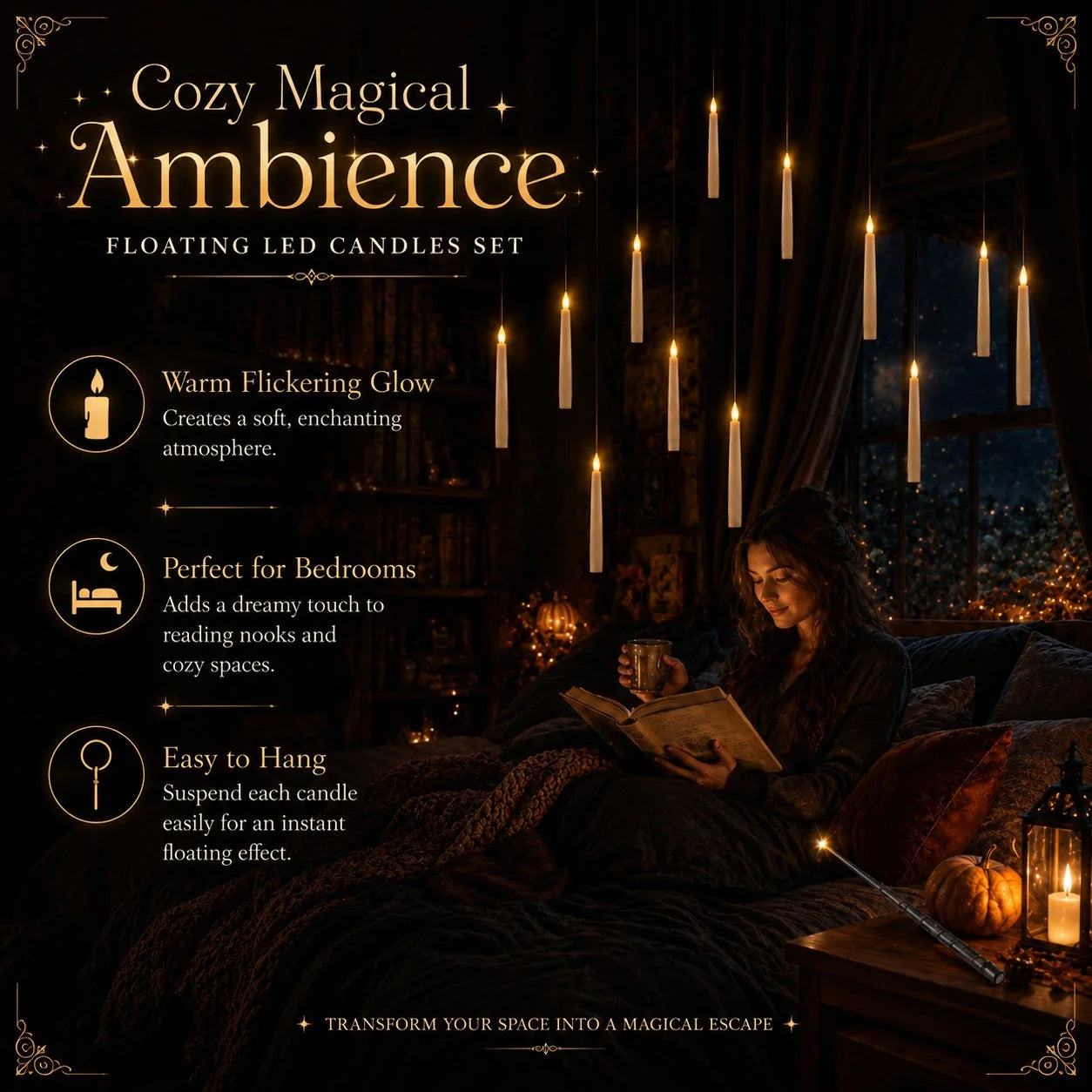 Decorative Floating Candles That Light Up Like