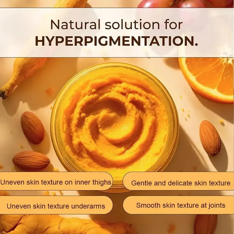 Turmeric Body Scrub for Exfoliating Skin Care