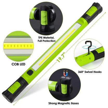 3000-Lumen Rechargeable Magnetic Work Light for Jobsite Tasks