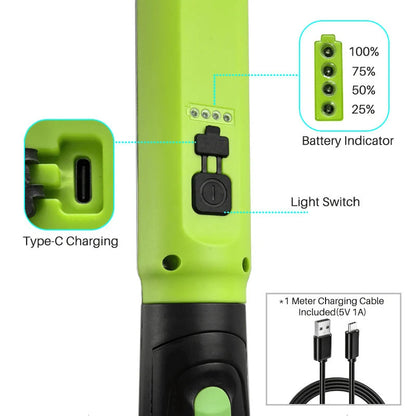 3000-Lumen Rechargeable Magnetic Work Light for Jobsite Tasks