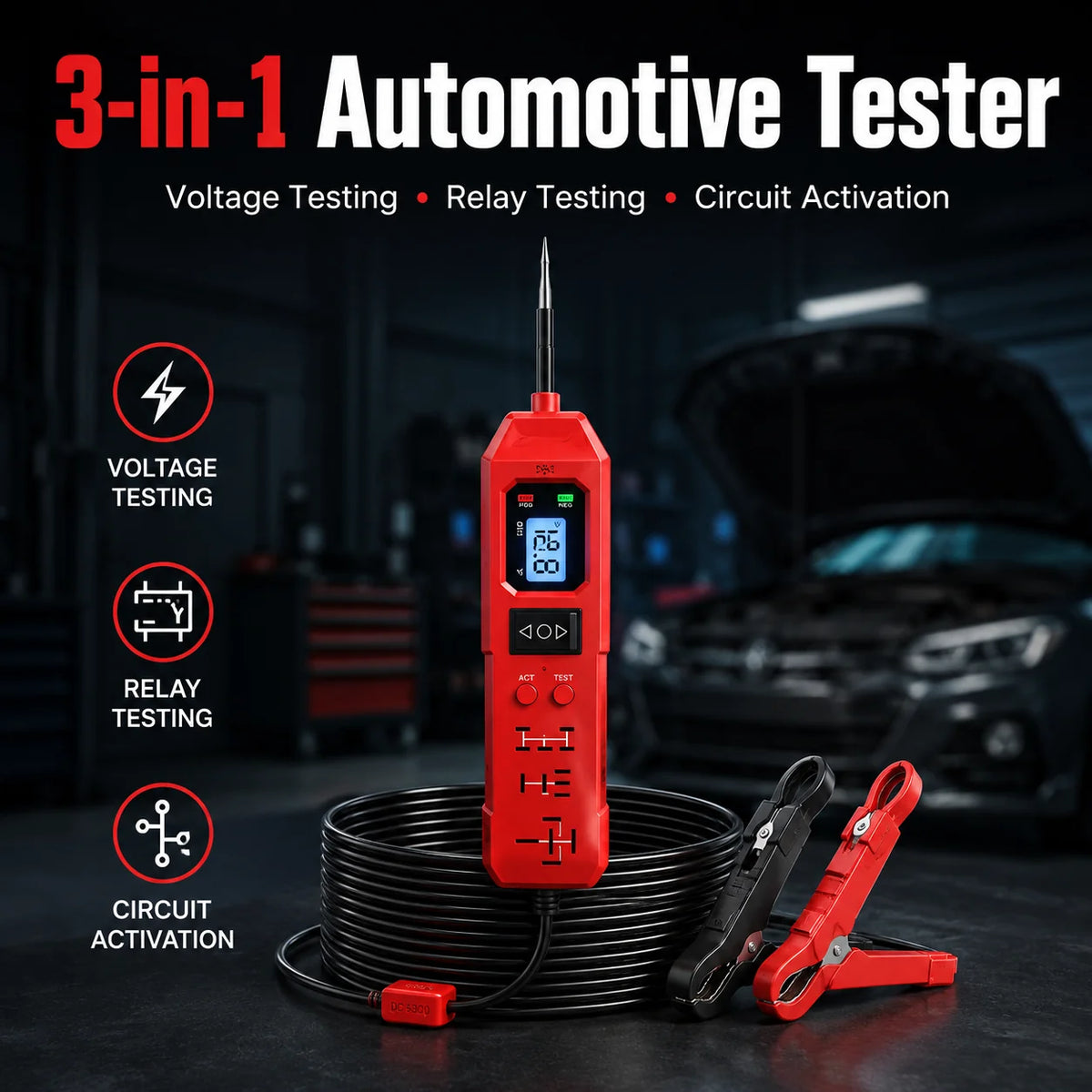 Purpose-Built 3 in 1 Power Circuit Probe Tester for Everyday – 49 Off
