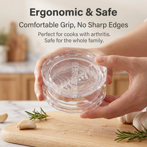 Easy-Use 2-Pack Manual Garlic Twister & Masher for Daily Kitchen Tasks