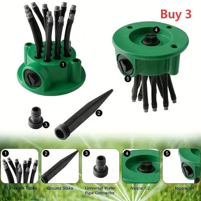 Adjustable 360° Precision Garden Sprinkler