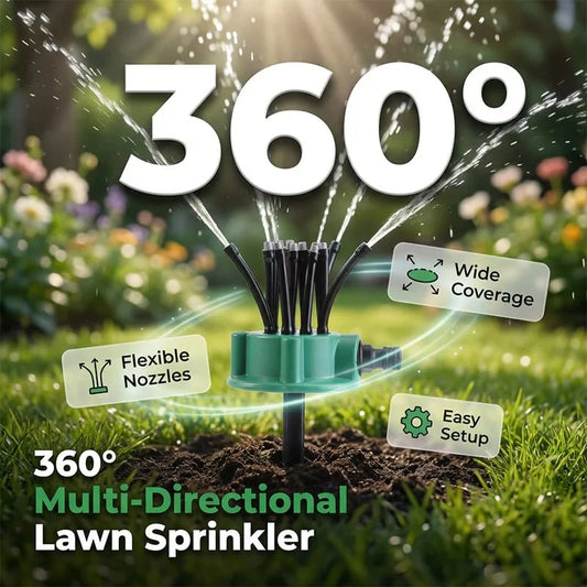 Adjustable 360° Precision Garden Sprinkler