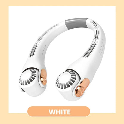 Purpose-Built Neck Air Conditioner Fan – Ultra‐quiet, 360° rotating