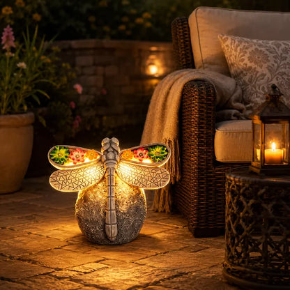 Outdoor Solar Dragonfly Garden Light Decor for Garden Display