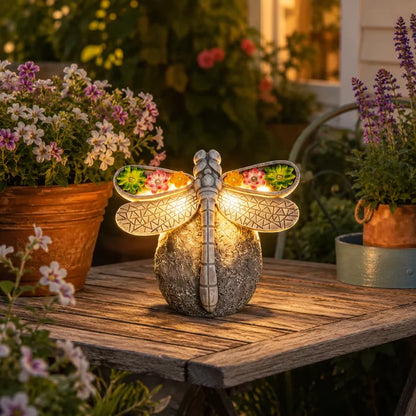 Outdoor Solar Dragonfly Garden Light Decor for Garden Display