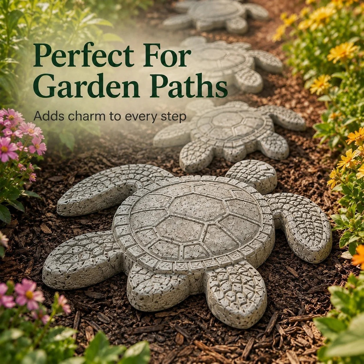 Outdoor Reusable Ocean Theme Garden Art Mold – Make Your Garden Truly