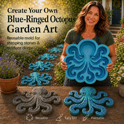 Outdoor Reusable Ocean Theme Garden Art Mold – Make Your Garden Truly