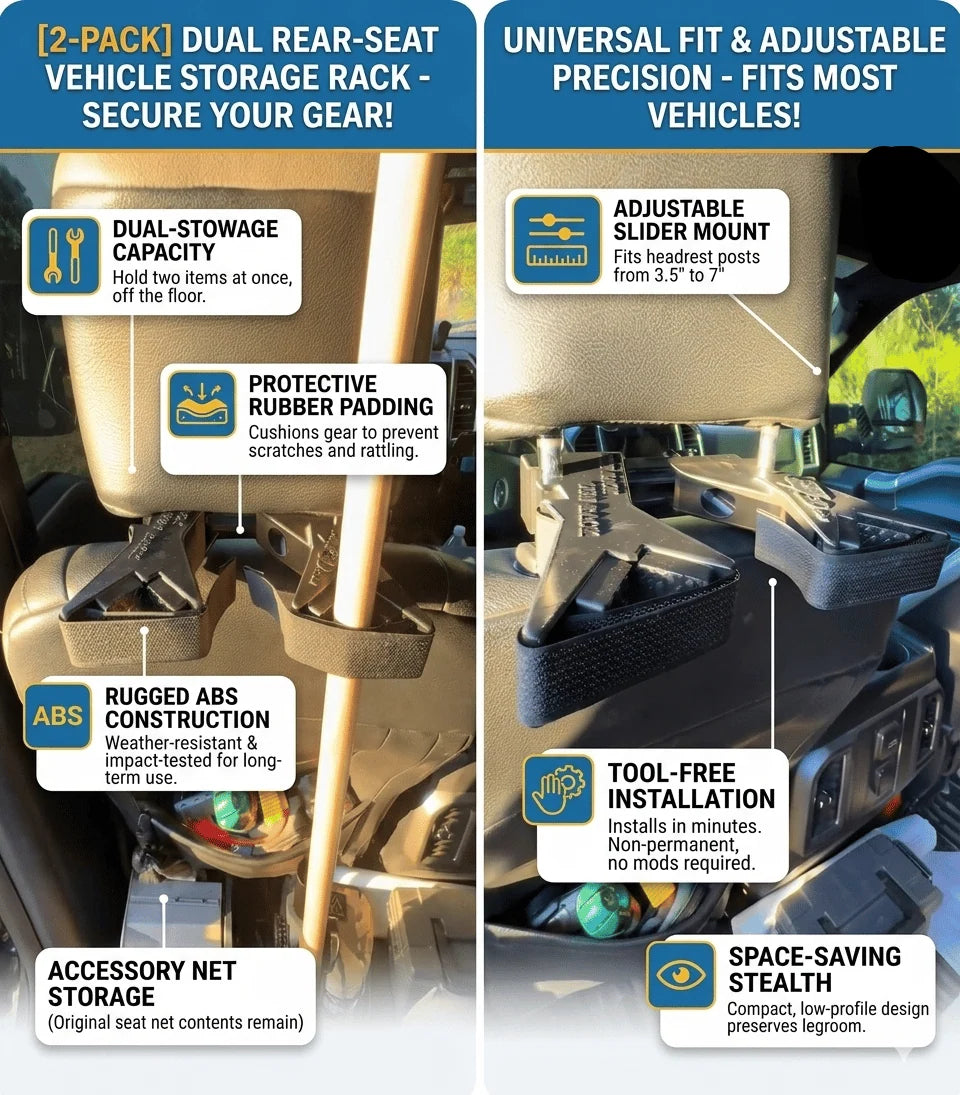 Purpose-Built Upgraded Heavy-Duty：The Universal Seat Back supporting