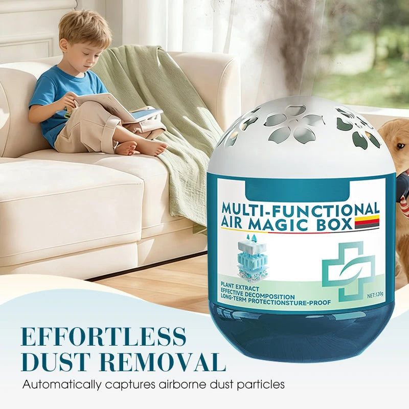 Indoor Air-Purification Dust Collection Box for Everyday Rooms