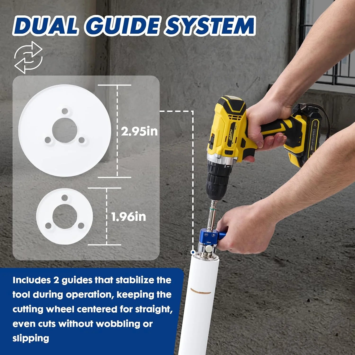 Workshop-Ready 1-1/4" PVC Inside Pipe Cutter – Precision Internal