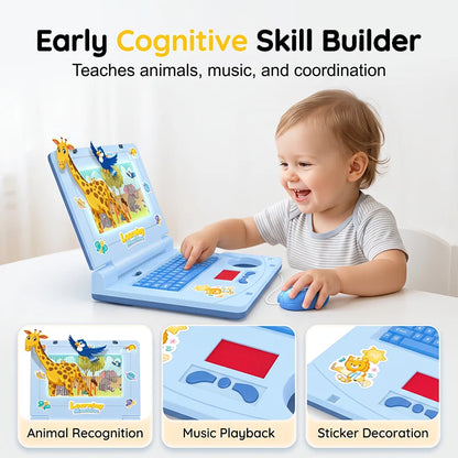 Hands-On Interactive Simulation Toy Laptop for Creative Play