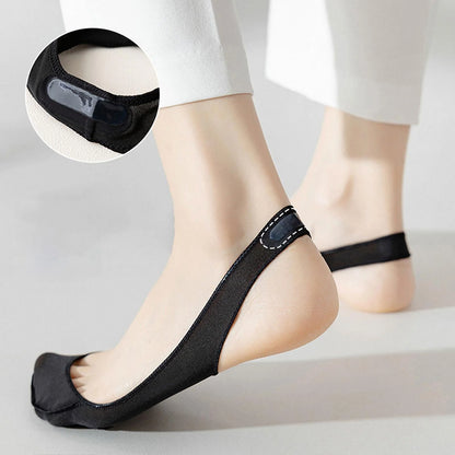 Invisible Ice Silk Non-Slip Foot Socks