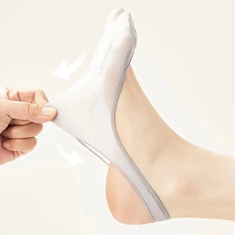 Invisible Ice Silk Non-Slip Foot Socks