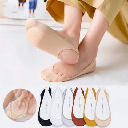 Invisible Ice Silk Non-Slip Foot Socks
