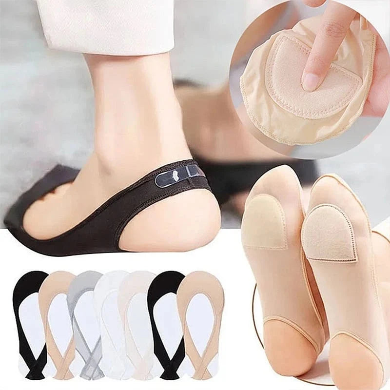Invisible Ice Silk Non-Slip Foot Socks