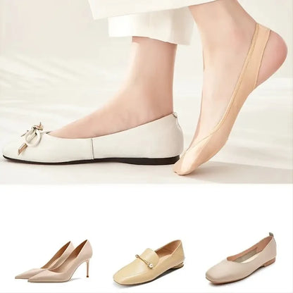 Invisible Ice Silk Non-Slip Foot Socks