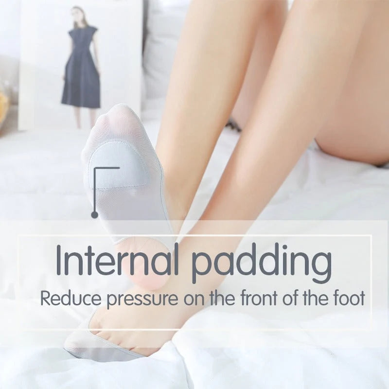 Invisible Ice Silk Non-Slip Foot Socks