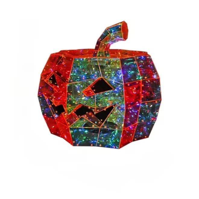 Decorative Iridescent Pumpkin Light – Prism-Effect Pumpkin Art
