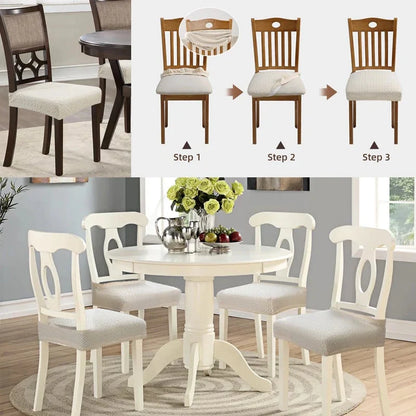 Easy-Care Waterproof Jacquard Chair Covers Durable, Stylish &