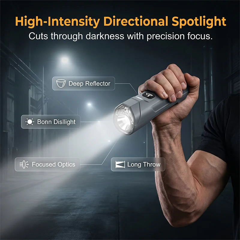 Decorative Infrared Laser Flashlight with COB Magnetic