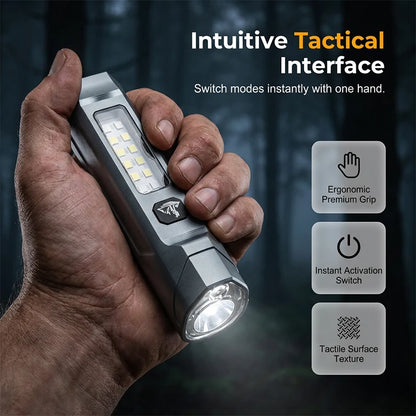 Decorative Infrared Laser Flashlight with COB Magnetic