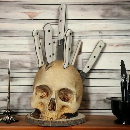 Purpose-Built Best seller - Gothic Skull Knife Holder for Everyday Use
