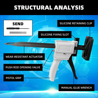 Purpose-Built Labor-Saving Manual Tube Squeezer Glue