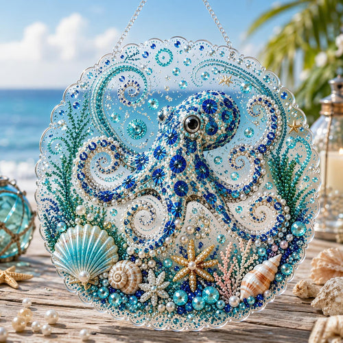 Hands-On Ocean Pearl Art DIY Hanging Ornament Kit for Creative Play