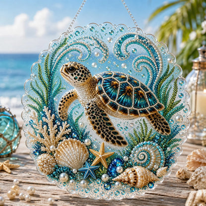 Hands-On Ocean Pearl Art DIY Hanging Ornament Kit for Creative Play