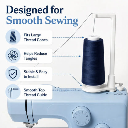 Large-Capacity Thread Spool Stand for Most US Sewing Machines