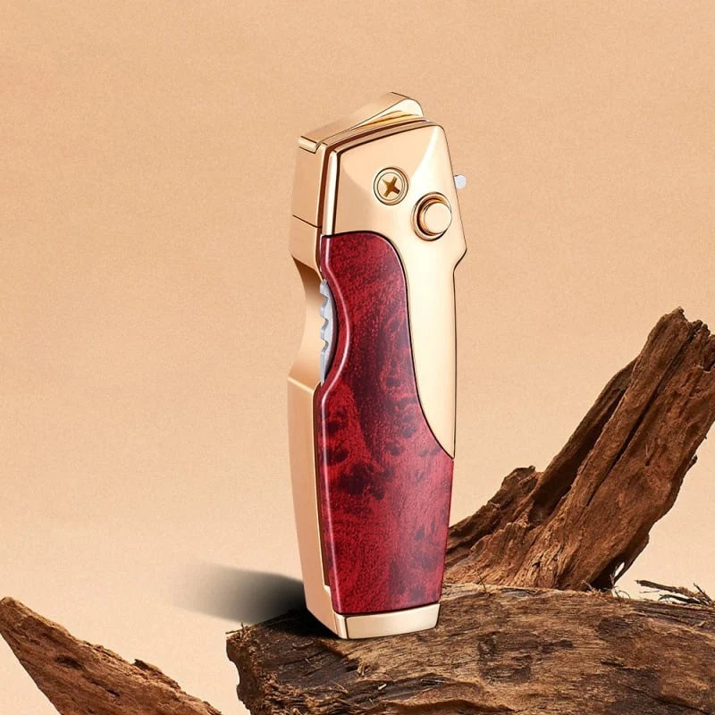 Folding Tactical Knife with Integrated Lighter