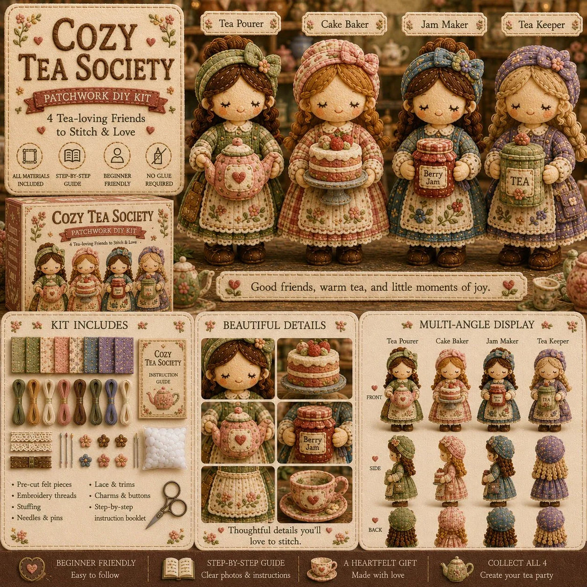 Hands-On Tiny Worlds Collection – Patchwork DIY Kit