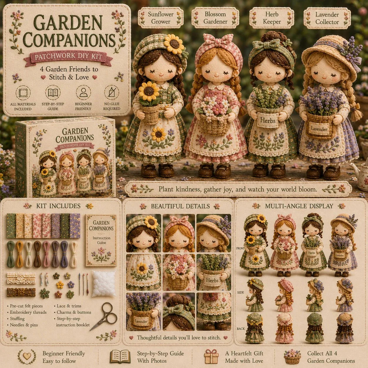 Hands-On Tiny Worlds Collection – Patchwork DIY Kit
