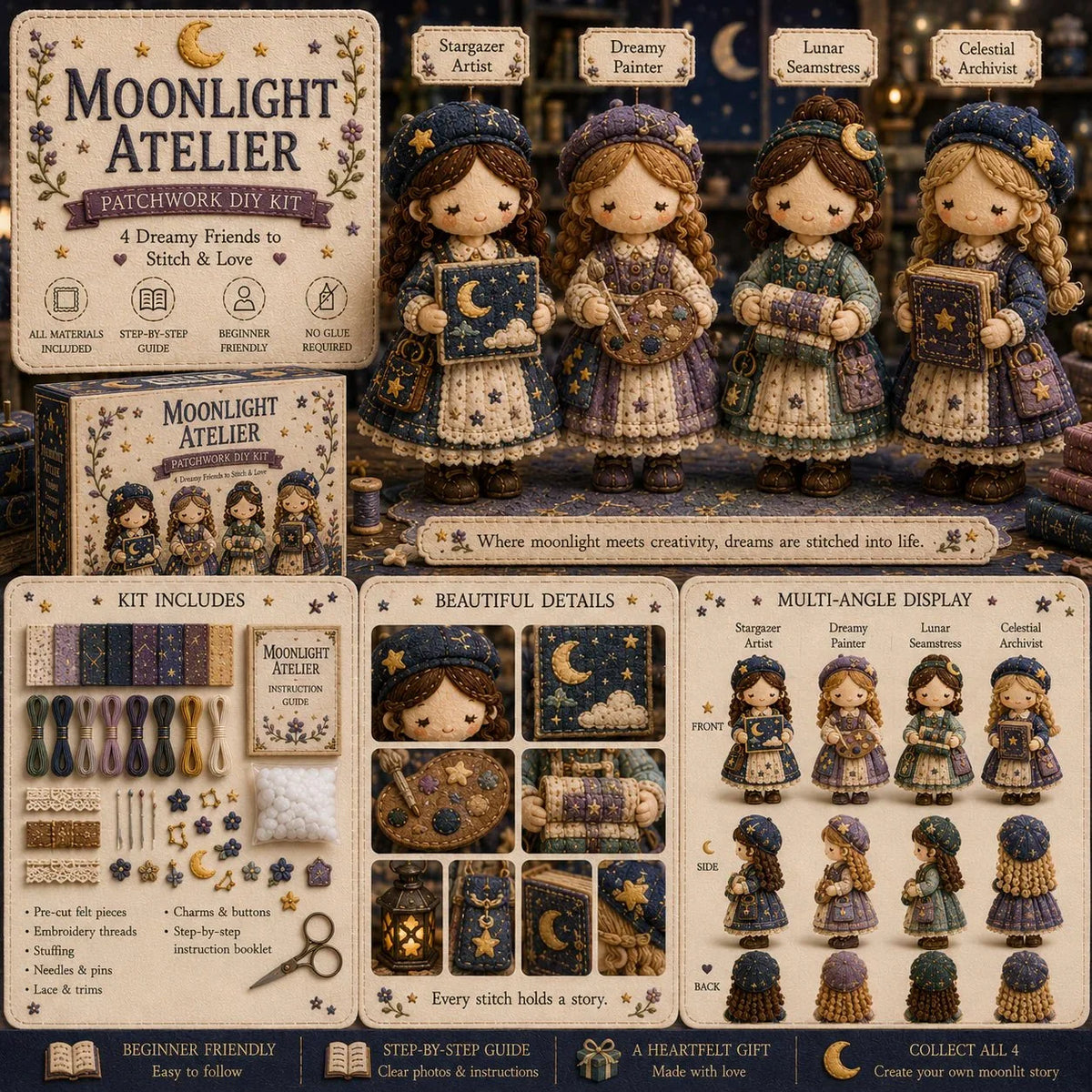 Hands-On Tiny Worlds Collection – Patchwork DIY Kit