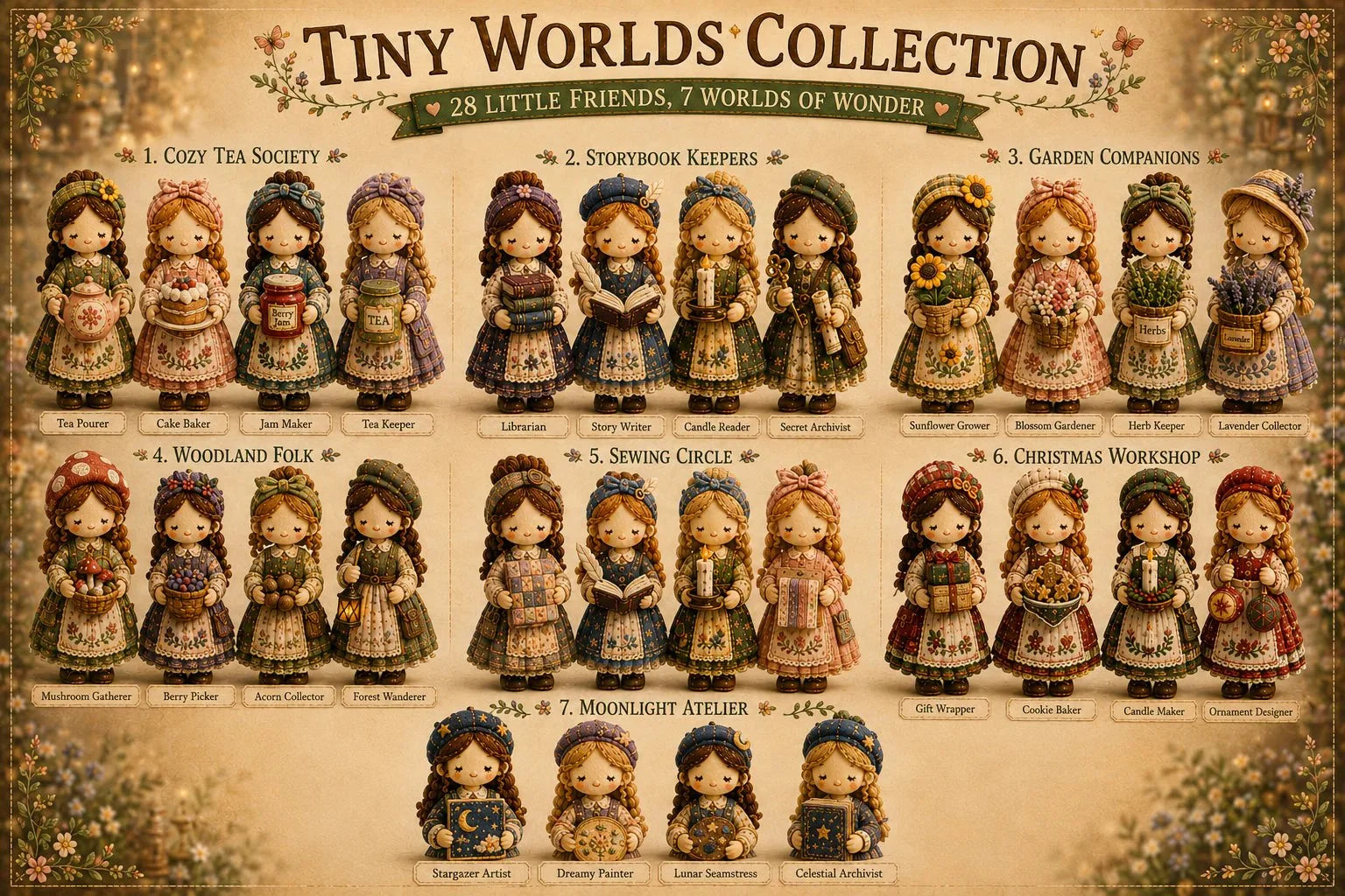 Hands-On Tiny Worlds Collection – Patchwork DIY Kit