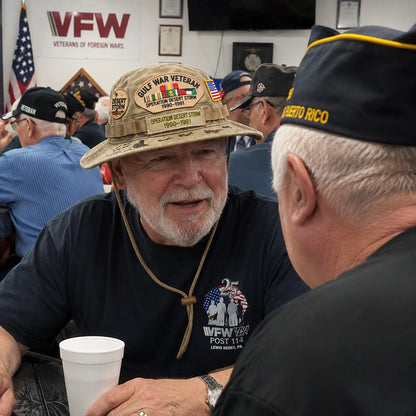 Distinctive Gulf War Veteran Desert Storm Tribute Boonie