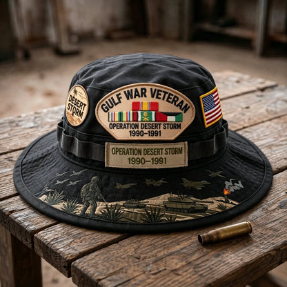 Distinctive Gulf War Veteran Desert Storm Tribute Boonie